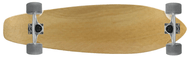 Moose Kicktail 9.75" x 36.5" Longboard Natural Complete