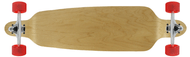 Moose Double Drop 9.75" x 39.75" Longboard Zebra Bamboo Complete