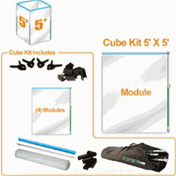 Curtain-Wall Cube Kit Components