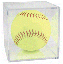 Clear Softball Display Case