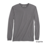 Men's Organic Ringspun Solid Long Sleeve Pocket T-Shirts - Graphite