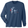 All The Water Men's Long Sleeve Navy