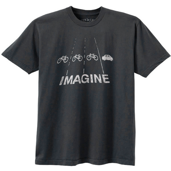 Imagine Men's T-Shirt Soft Black