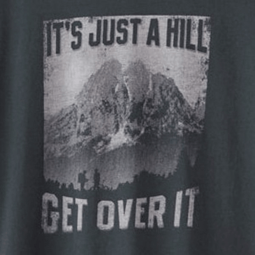 Just a Hill Men's T-Shirt Soft Black