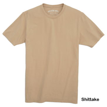 Irregular Solid Men's T-Shirt - Shitake Large
