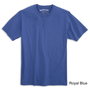 Organic Ringspun Solid XXL Tees - Royal Blue