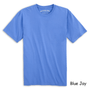 Organic Ringspun Solid XXL Tees - Blue Jay