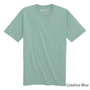 Men's Super Soft Organic Ringspun Solid XXL T-Shirts - Catalina Blue