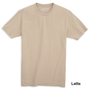  Organic Ringspun Solid Tees - Latte