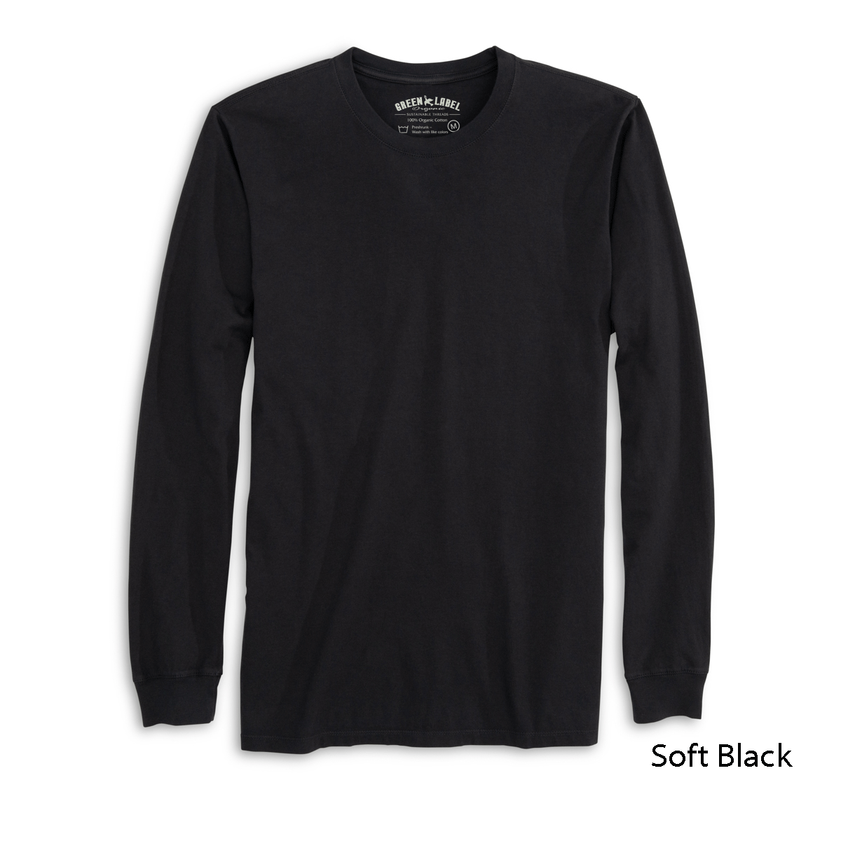 Men's Organic Solid Long Sleeve T-Shirts