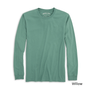Men's Super Soft Organic Garment Dyed Solid Long Sleeve Tees - Willow