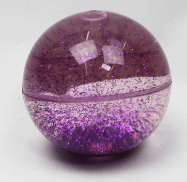 Purple Glitter Ball