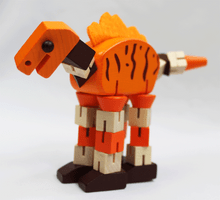 Orange Stegosaurus