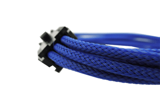 Gelid 6 Pin (PCI-E) UV Reactive Single Sleeved Cable (CA-6P-03) Blue