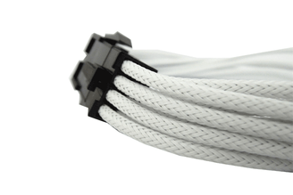 Gelid 8 Pin to 8 Pin 12V EPS Single Sleeved UV-Reactive Cable (CA-8P-02) White
