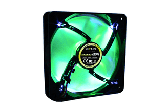 Gelid Wing 12 PL (Green) Gamer 120x25mm PWM LED Fan
