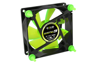Gelid Gamer 92x25mm Case Fan Wing 9 UV Green