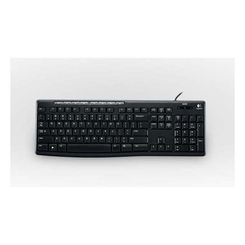 Logitech K200 USB Media Keyboard for Business(Black)