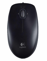 Logitech B120 USB Optical Combo Mouse (Black)
