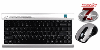 A4Tech RK-670MD MINI RF X-SLIM POWER SAVER WIRELESS KEYBOARD AND MOUSE COMBO