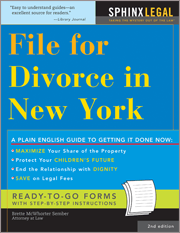 File for Divorce in New York by Brette McWhorter Sember, 9781572486089