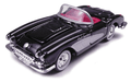 Classic Metal Works #30139 '58 Corvette Roadster - Black (HO)
