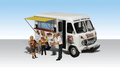 Woodland Scenics AutoScenes #5541 Ike's Ice Cream Truck (HO)