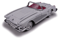 Classic Metal Works #30140 Vintage '58 Corvette Roadster - White (HO)