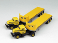 Classic Metal Works #51124 R-190 ICX Tractor/Flatbed Trailer (2-pk) (N)