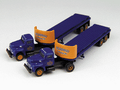 Classic Metal Works #51122 R-190 Roadway Tractor/Flatbed Trailer (2-pk) (N)