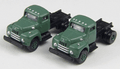 Classic Metal Works #51112 R-190 Undecorated Semi-Tractors -Green (2-pk) (N)