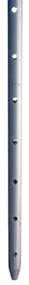 Sunguard Fiberglass Sucker Pre-Drilled 4ft Fence Posts 1/2" 