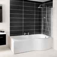 1700mm x 700mm  Tempest P Shaped  Right Hand Bath
