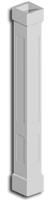 Non-Tapered Double Recessed Panel Column Wrap
