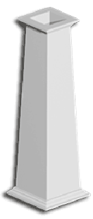 Tapered Plain Column Wrap