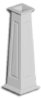 Tapered Raised Panel Column Wrap