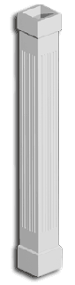 Non-Tapered Fluted Column Wrap