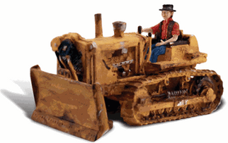 AS5562 Woodland Scenics Co HO AutoScenes(TM) w/Figures & Accessories - Painted, Assembled Dewie's Dozer