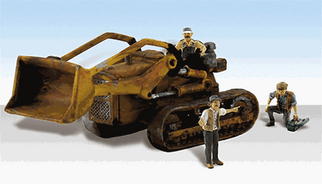 AS5558 Woodland Scenics Co HO AutoScenes(TM) w/Figures & Accessories - Painted, Assembled Fritz's Front Loader