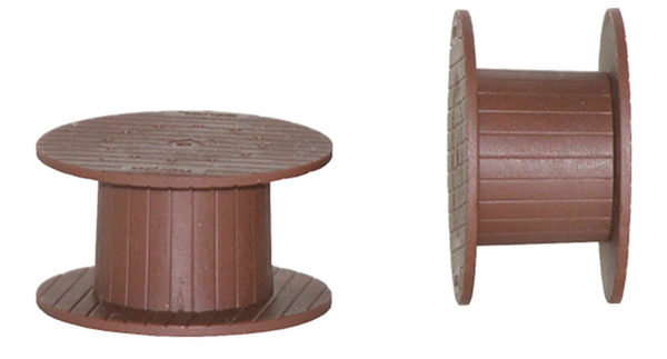 5438H Herpa Wooden Cable Spools (6) - T and K Hobby