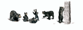 A2737 Woodland Scenics Co O Scenic Accents(R) Animal Figures Black Bears