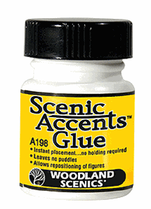 A198 Woodland Scenics Co Scenic Accents Glue(TM) 1.25oz