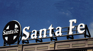 1511 N, HO Scale Blair Line Laser-cut Billboard Santa Fe