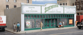 933-3464 Walthers HO Cornerstone(R) Series Main Street USA-Simmons Five & Dime Kit