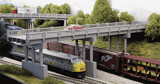 628-0153 Rix Products N Scale 1930s Highway Overpass