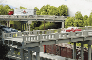 628-0102 Rix Products Vintage Highway Overpass - Kit