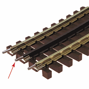 6095 Atlas  3 Rail Nickel Silver Track O Transition Joiners 6/Blister