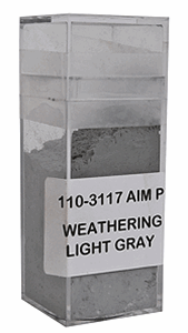 110-3117 AIM Products Colored Weathered Powders Light Gray