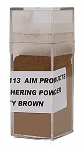 110-3113 AIM Products Colored Weathered Powders Dusty Brown
