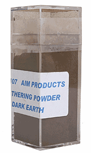 110-3107 AIM Products Colored Weathered Powders Dark Earth